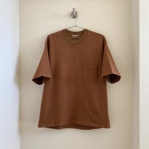 Auralee Rust Stand Up Tee