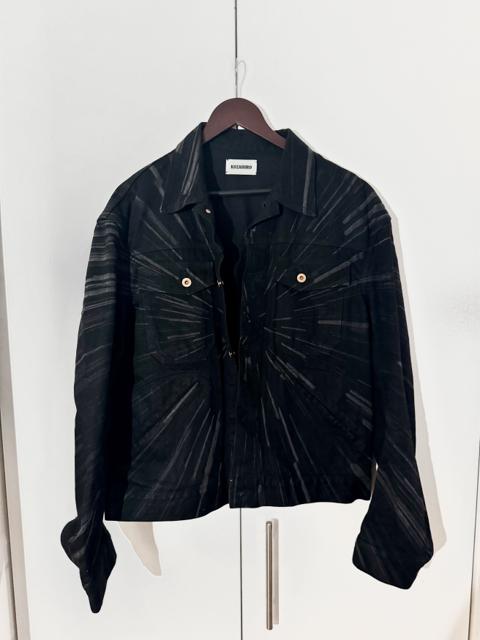 KOZABURO Black Denim Trucker Jacket