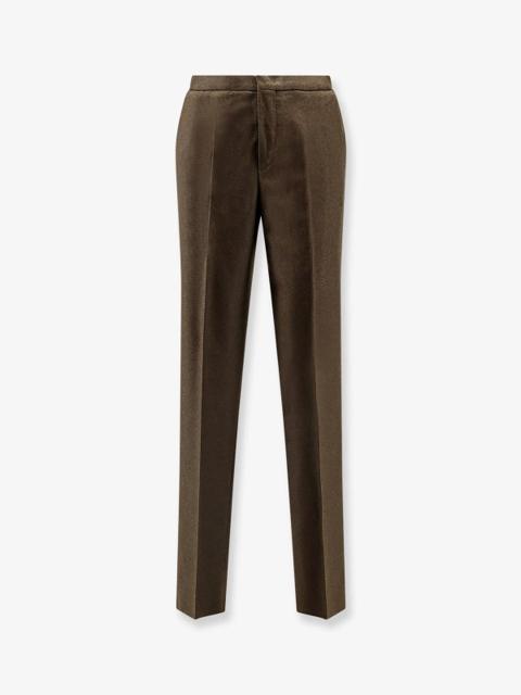 LORO PIANA Jan virgin wool and cashmere trousers (IT 48)