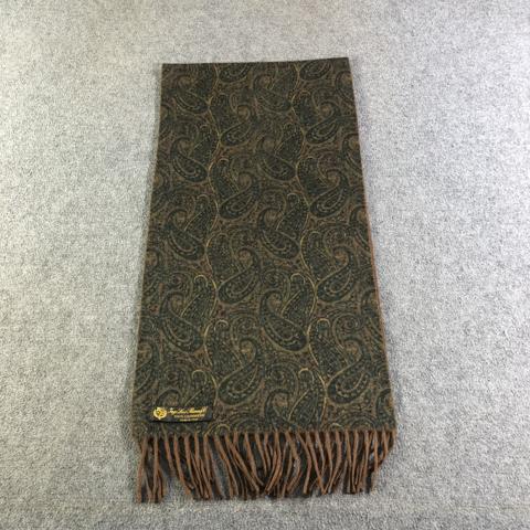 Loro Piana Paisley Cashmere Scarf Muffler Neckgear V2631