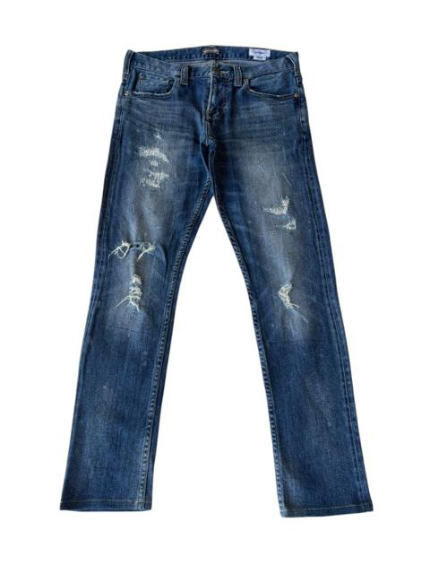 VINTAGE JEANS DISTRESSED BAYFLOW TAPERED DENIM JEANS