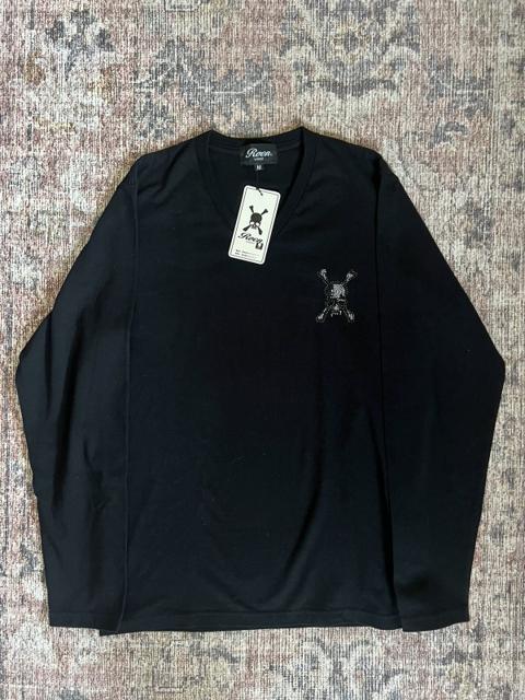 Long Sleeve Roen T-Shirt with Swarovski Crystal Design