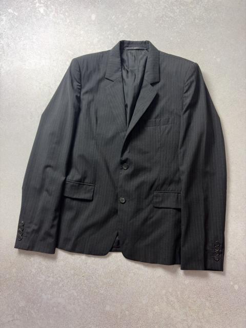 Kris Van Assche Pinstripe Wool Tailored Blazer Luxury