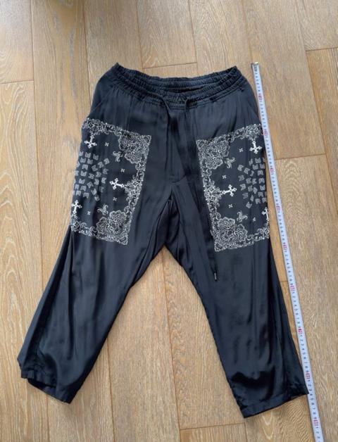 Diet Butcher Slimskin Silk Paisley Pants