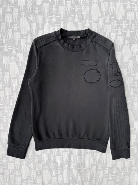 Veronique Branquinho SS04 "Lonely" Patched Cotton Sweatshirt