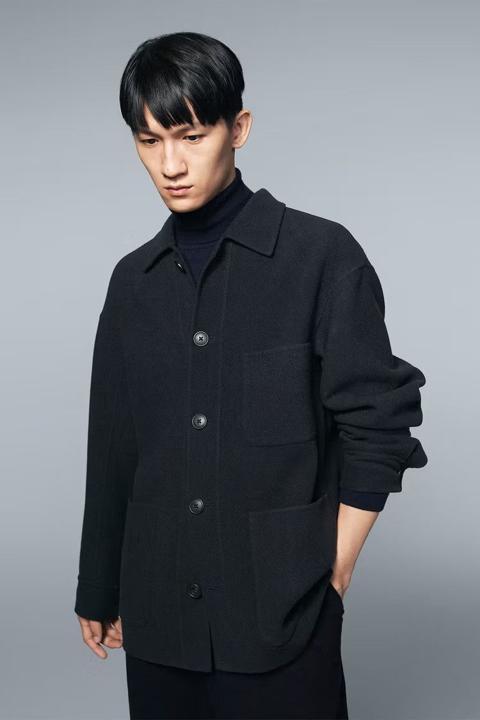 Jil Sander Uniqlo Collection - Mens Oversize Wool Jacket
