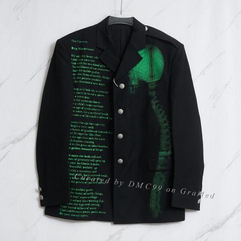 Sankuanz Men’s Printed Wool Blazer