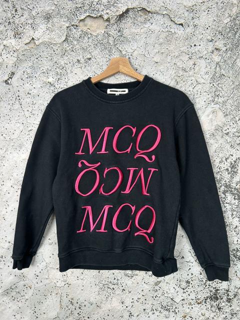 MCQ Alexander McQueen Embroidered Big Logo Crewneck
