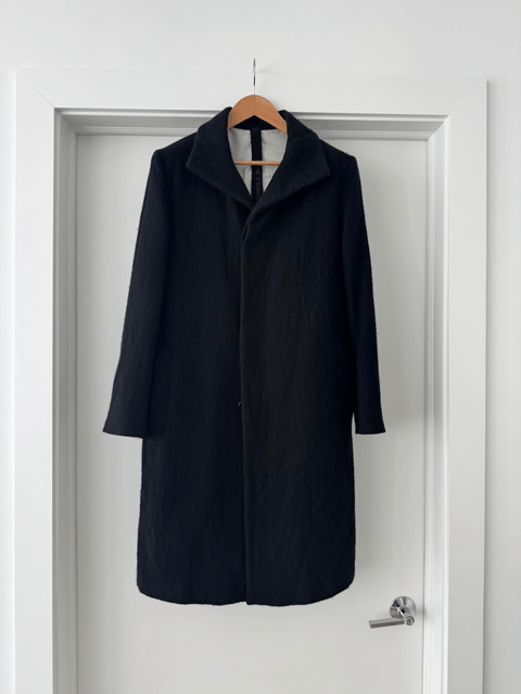 High Neck Wool Coat