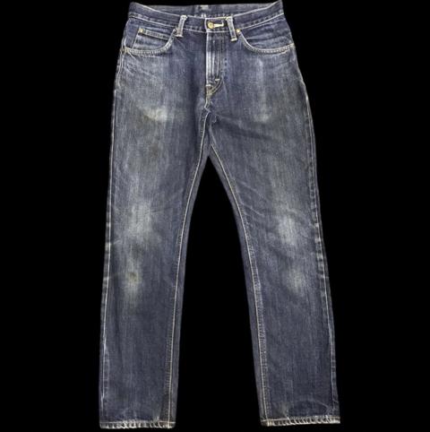 Lee x BEAMS Slim Fit Dirty Jeans