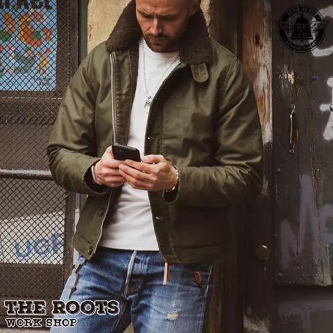 IH N1 14oz Waxed Cotton Alpaca Lined XXL Olive