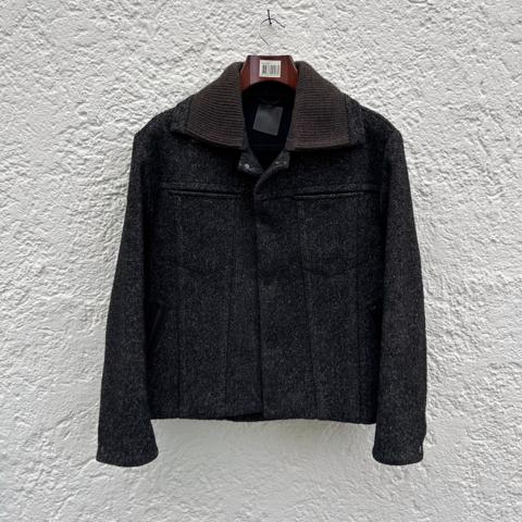 Craig Green Short Grey Tweed Jacket