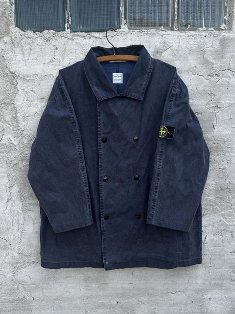 Vintage 1994 Stone Island Double Breasted Tela Stella Coat