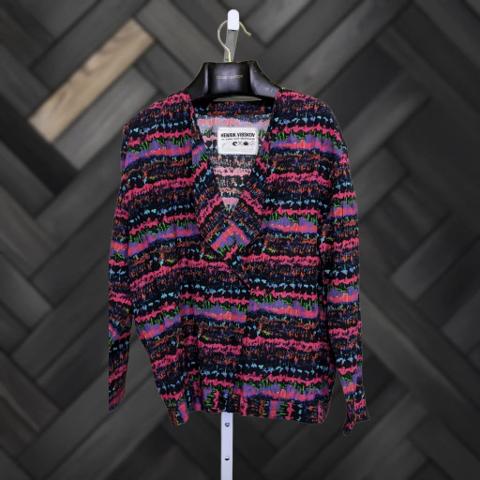 Henrik Vibscov Jacket XS Multicolor Oversized AW12 Psychedelic Acid Light Runway Womens