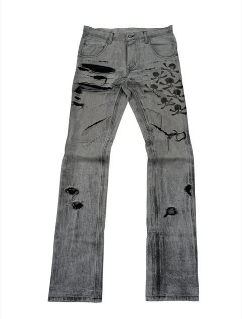 ROEN PUNK GOTHIC DISTRESSED JEANS
