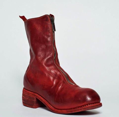 Red guidi front zip