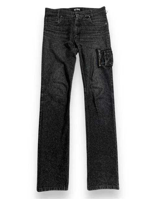 RAF SIMONS SS03 Consumed MA-1 Pocket Jeans