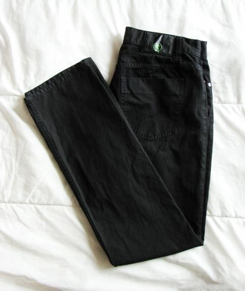 Dirk Bikkembergs Sport Black Straight Fit Chino Pants