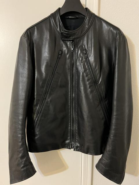 Margiela 5 Zip Leather Jacket