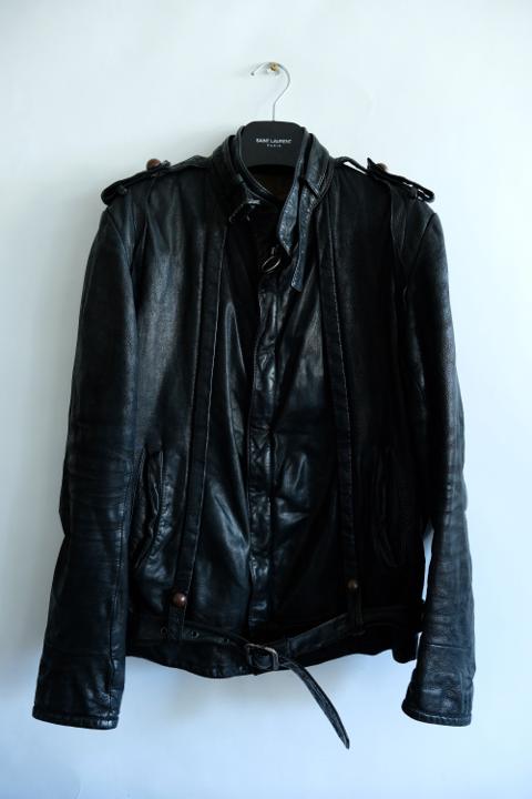 Yohji Yamamoto Leather Jacket Cafe Racer Biker Ys 5 XL