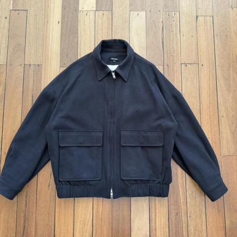 Evan Kinori Zip Jacket Two - Cotton Kersey