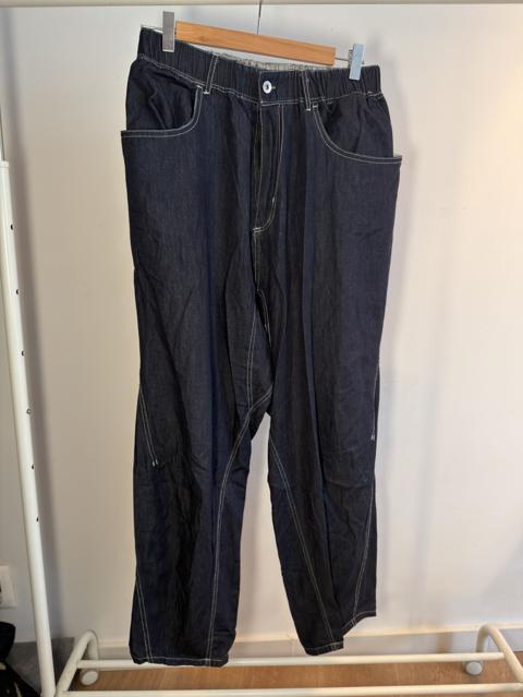 Dry Easy Denim Wide Pants Black