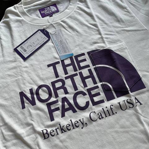 the north face purple label COOLMAX H/S Logo tee NT3108N