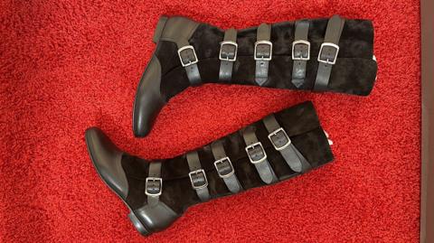 Vivienne Westwood Pirate Boots Suede/Leather NWT IT 36