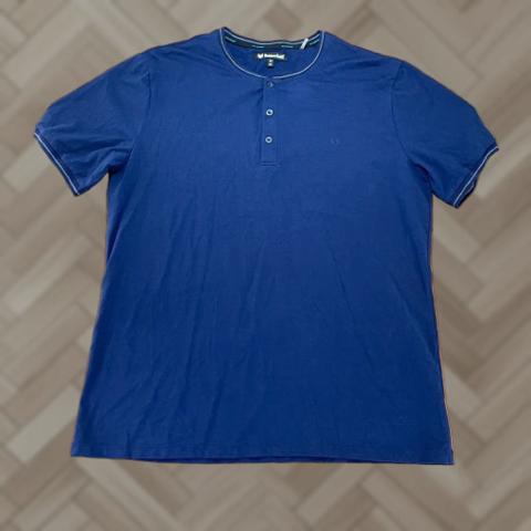 Mens Butter Cloth Shirt XL Extra Large Blue Tee Casual