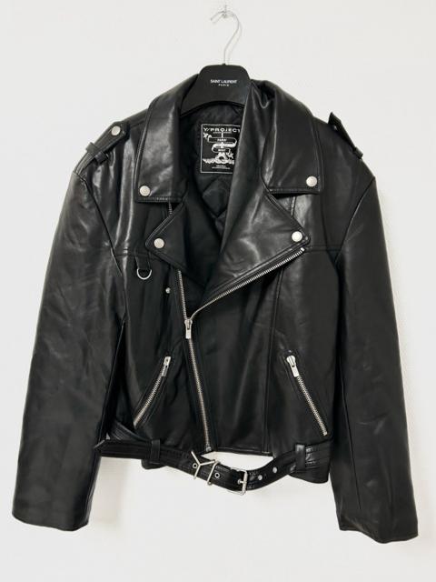 SS2023 Runway Double Layer Leather Jacket