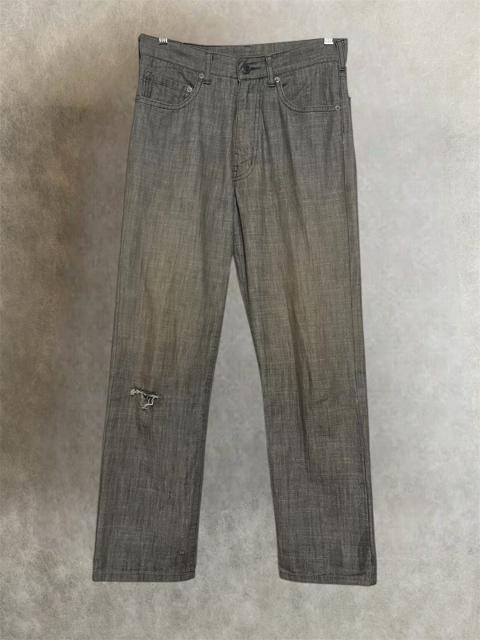 General Research distressed rusty denim pants