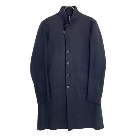 ATTACHMENT Black Cashmere Wool Melton Long Coat Size 3