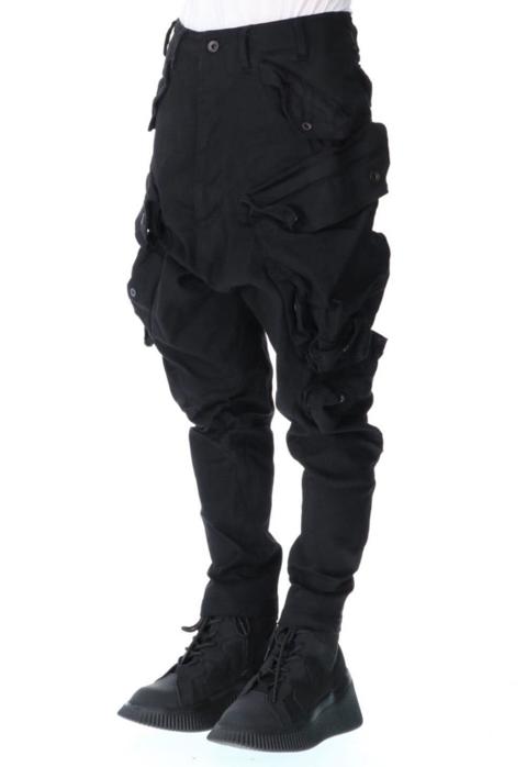Julius FW20 Dukkha Light Waxed Gas Mask Cargo