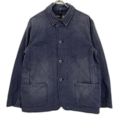 NIGEL CABOURN LYBRO Canvas Coverall Jacket Navy Size 46