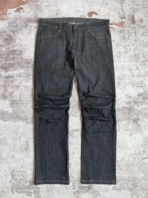 291295 Homme Snakeskin Patch Denim Pants