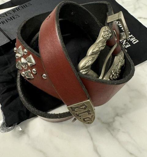 Enfants Riches Deprimes Red Punk Belt
