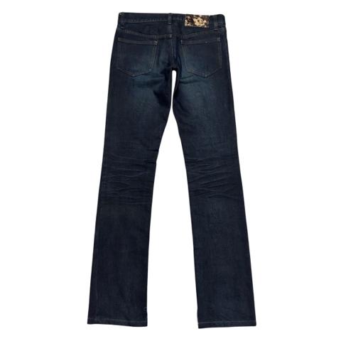 Shellac Waxed Denim Jeans Hedi Slimane