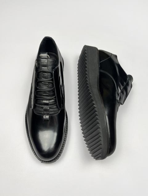 NEW. RIPPLE SOLE LEATHER SHOES - RUNWAY - EXTREMELY RARE -