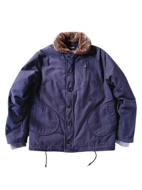 FrizmWorks thinsulate insulation navy deck jacket