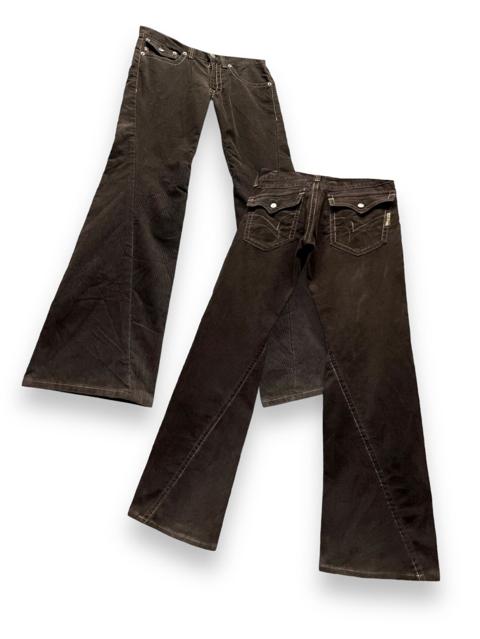 Vintage 291295=HOMME Retro Corduroy Flare Pants