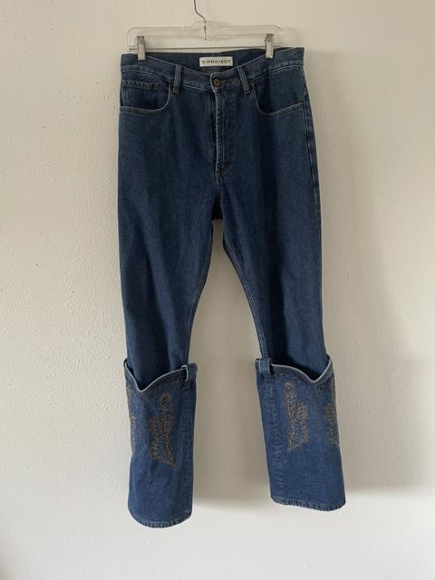 Y/Project Evergreen Cowboy Cuff Jeans