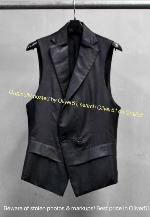 Julius7 Vest 2013SS Leather DDDD92609