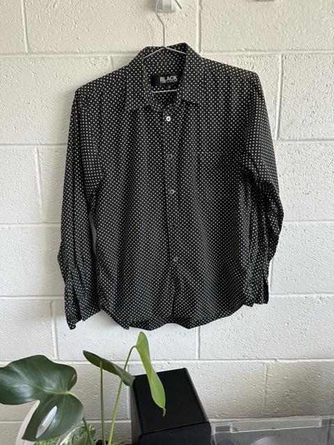 2000s Polka Dot Button Up by Comme des Garçons Black