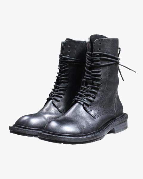 ANN DEMEULEMEESTER COMBAT BOOTS