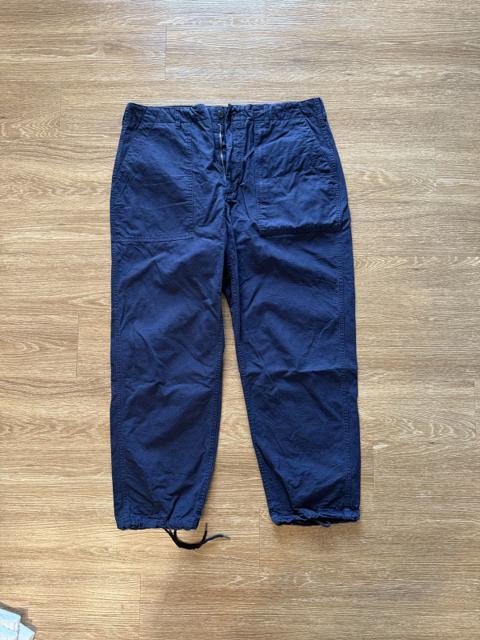 Engineered Garments Navy Ripstop Fatigue pants