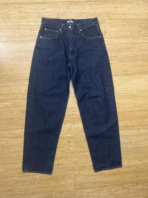 Hard Twist Denim Wide Pants - Indigo