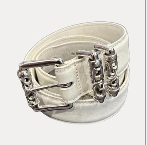 Chrome hearts White Roller Belt