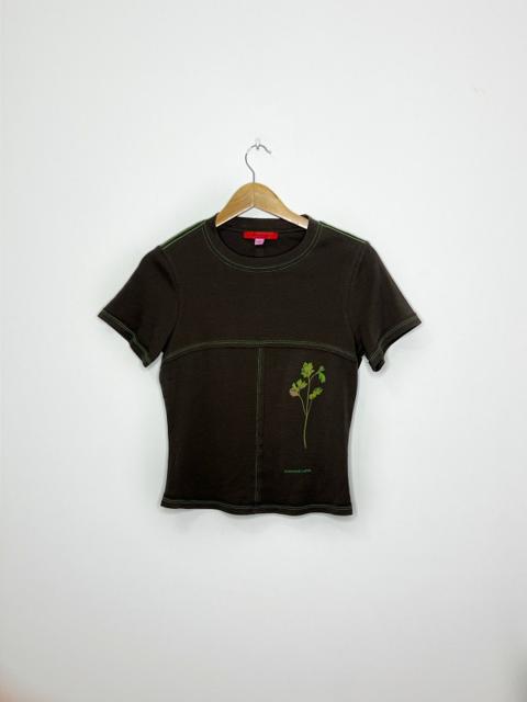 Eckhaus Latta Lapped Baby Tee
