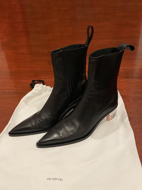 PETER DO City Chelsea Boot (Black/Clear)