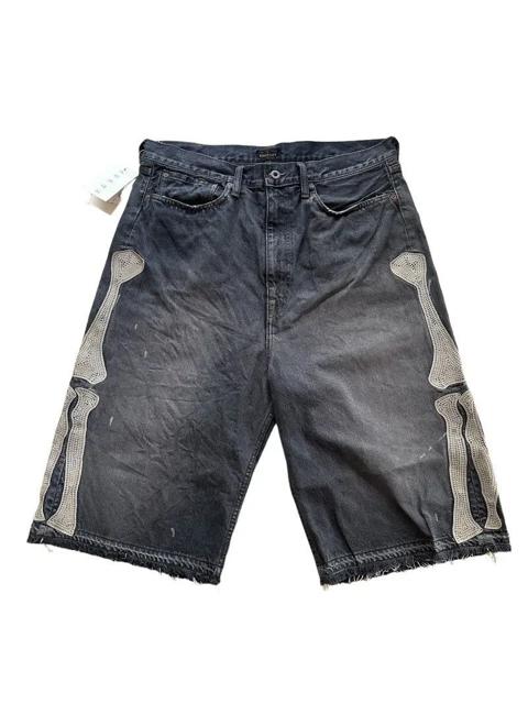 Kapital Bone Denim 5P Shorts Black 38